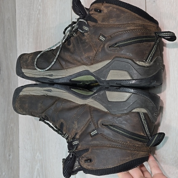 Keen Men's Utility High Top Leather Steel Toe Sneakers Boots Shoes Sz 10.5EE - Picture 9 of 12